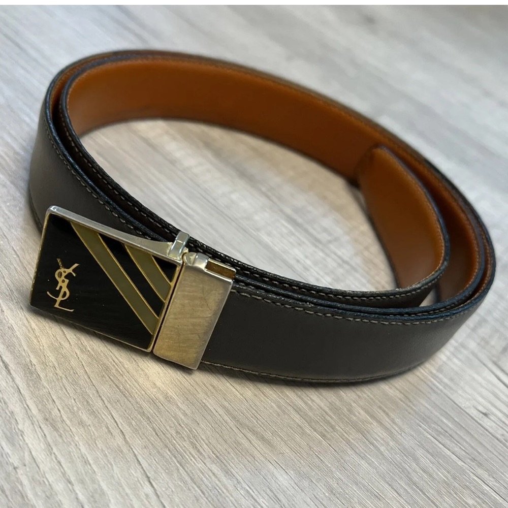 Ysl reversible belt